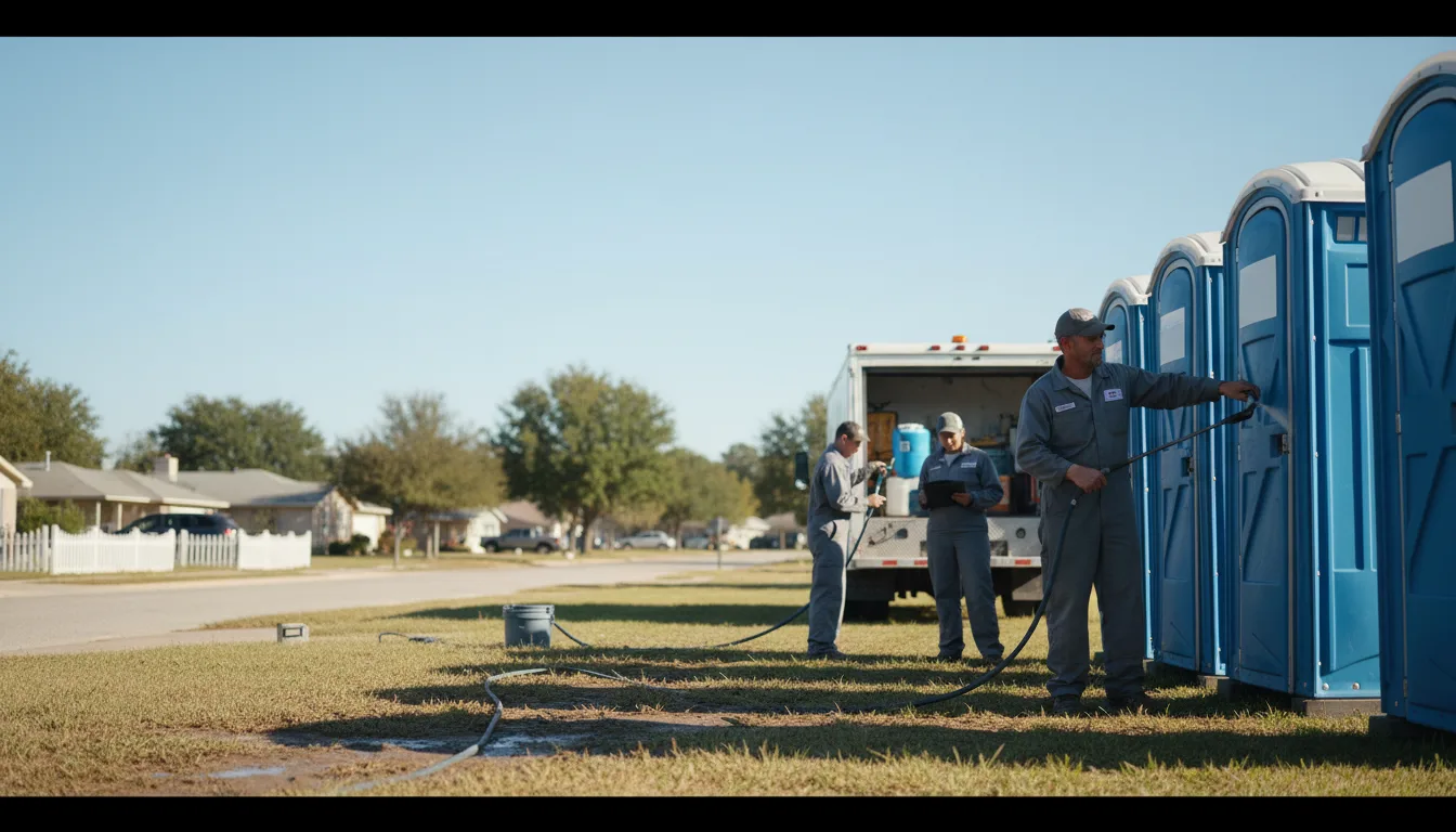 Long-Term Portable Toilet Rental in New Plymouth, OH near me
